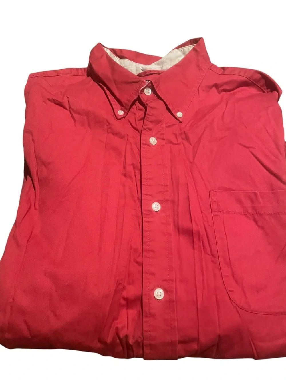 Saddlebred size XL Men's Red Button-Down Shirt excellent. Condition